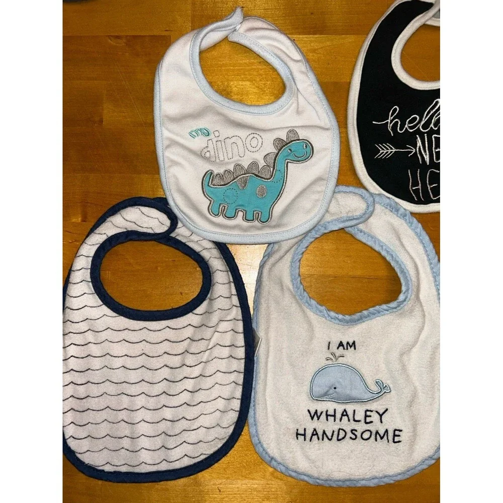 Baby Boy Bib Lot of 5
